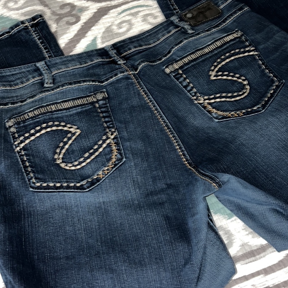 Silver jeans company women’s plus size 22/31 Aiko bootcut - Picture 3 of 12